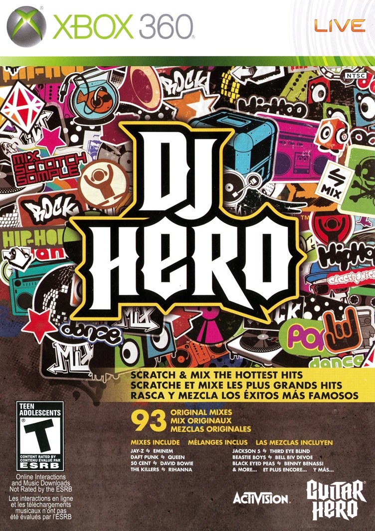 DJ HERO [T] - Xbox 360 representative cover art