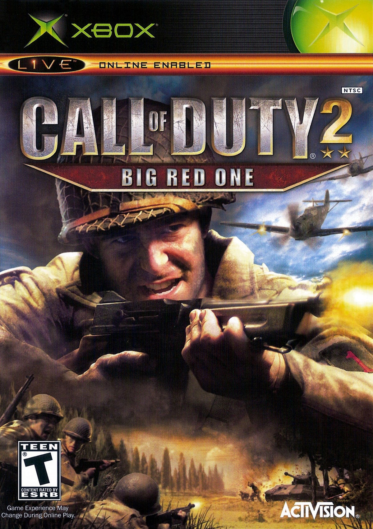 CALL OF DUTY 2 BIG RED ONE [T] - Xbox representative cover art