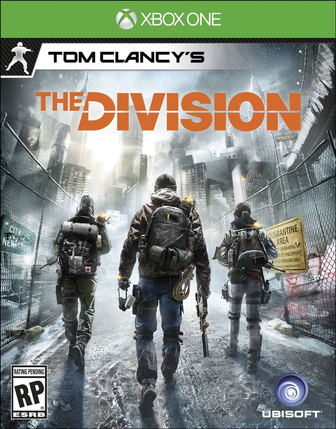 TOM CLANCYS THE DIVISION [M] - Xbox One representative cover art