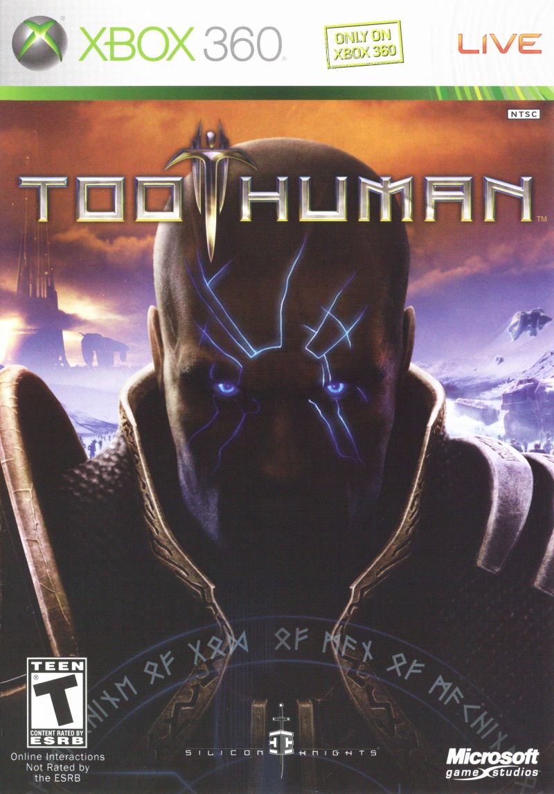 TOO HUMAN PART 1 [T] - Xbox 360 representative cover art