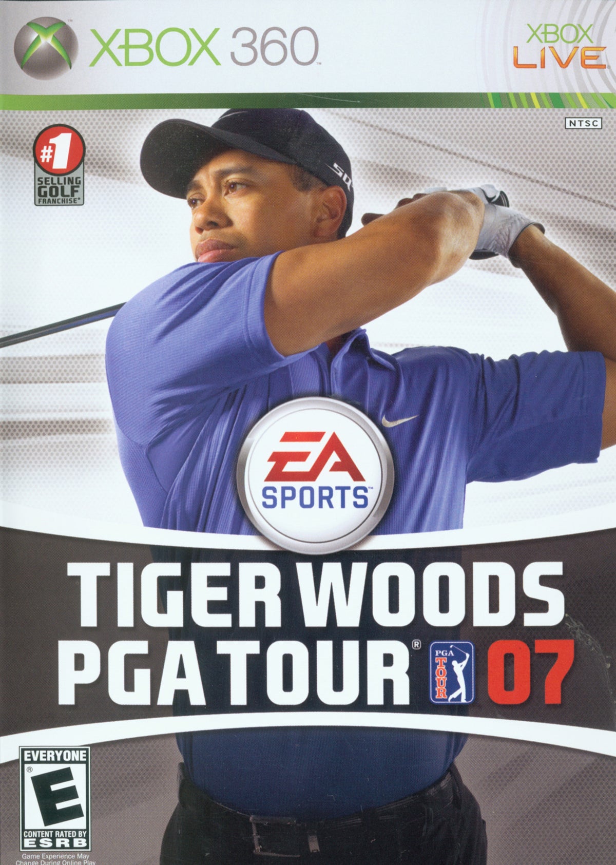 TIGER WOODS PGA TOUR GOLF 07 [E] - Xbox 360 representative cover art
