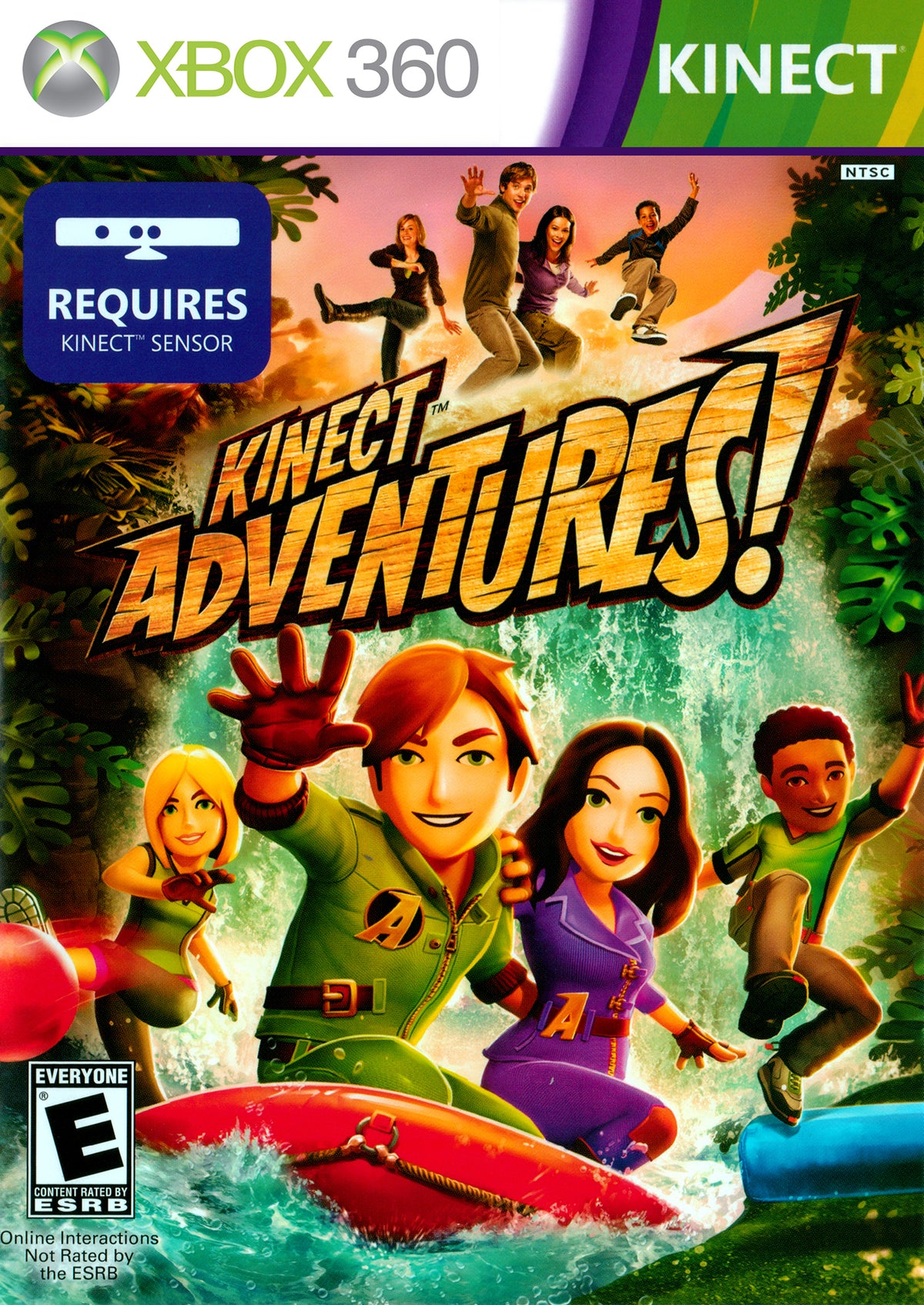 KINECT ADVANTURES - Xbox 360 representative cover art