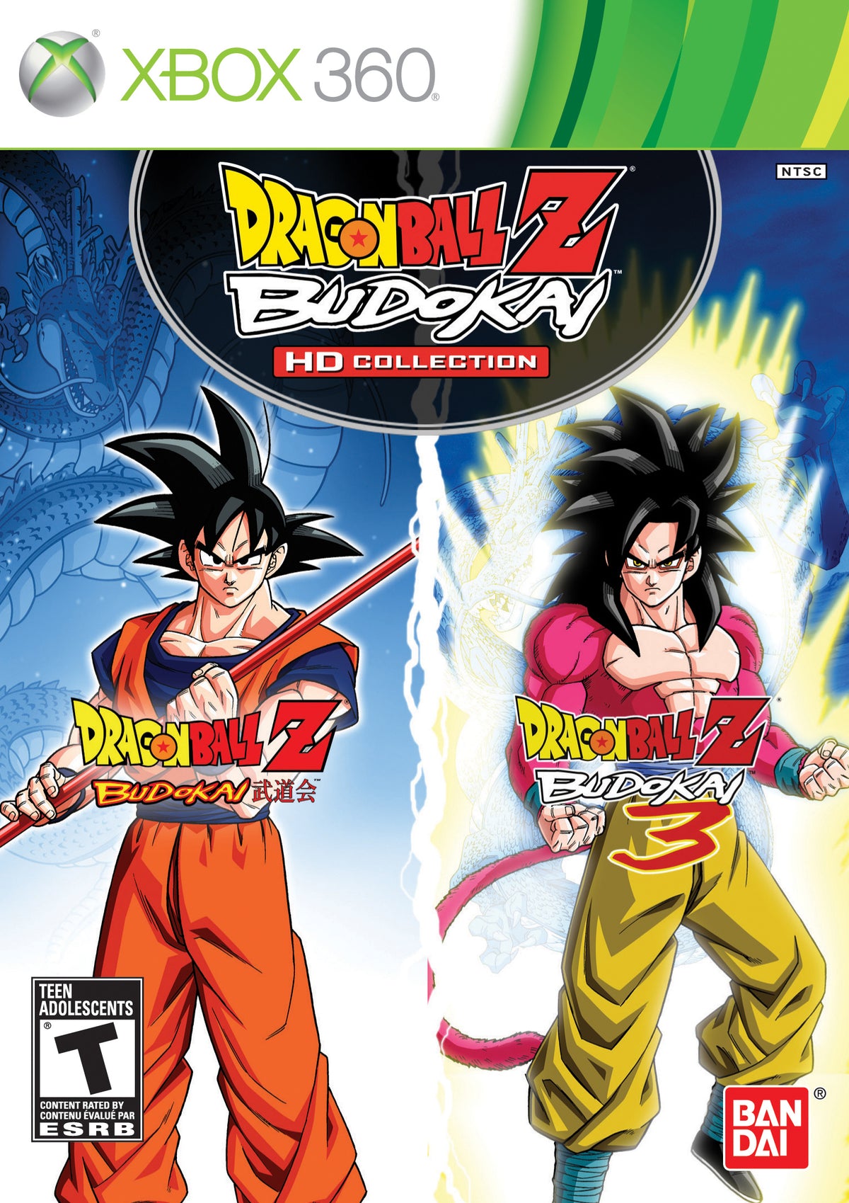 DRAGON BALL Z BUDOKAI HD COLLECTION [T] - Xbox 360 representative cover art