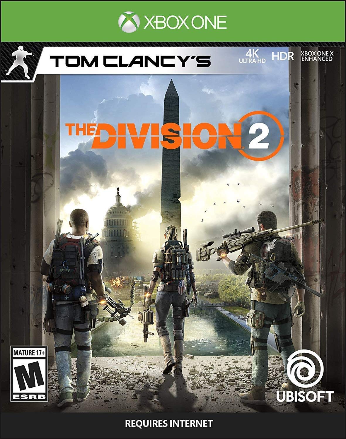 TOM CLANCYS DIVISION 2[M] - Xbox One representative cover art