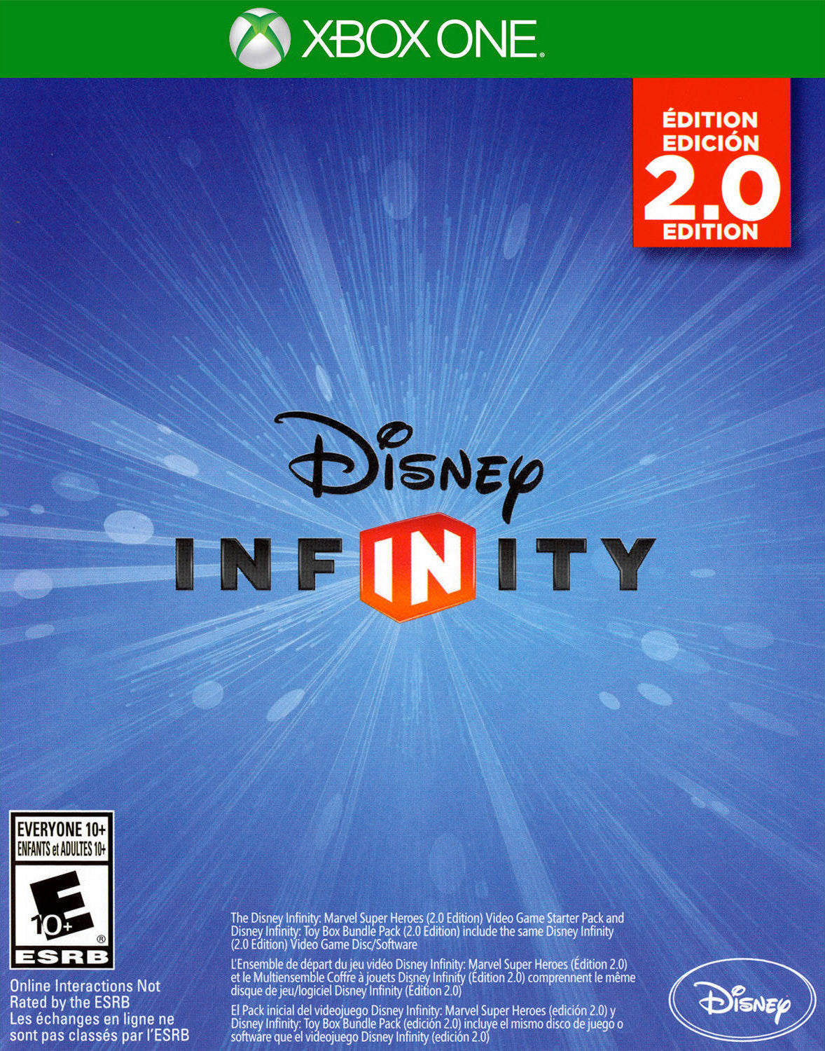 DISNEY INFINITY 2.0 - Xbox One representative cover art