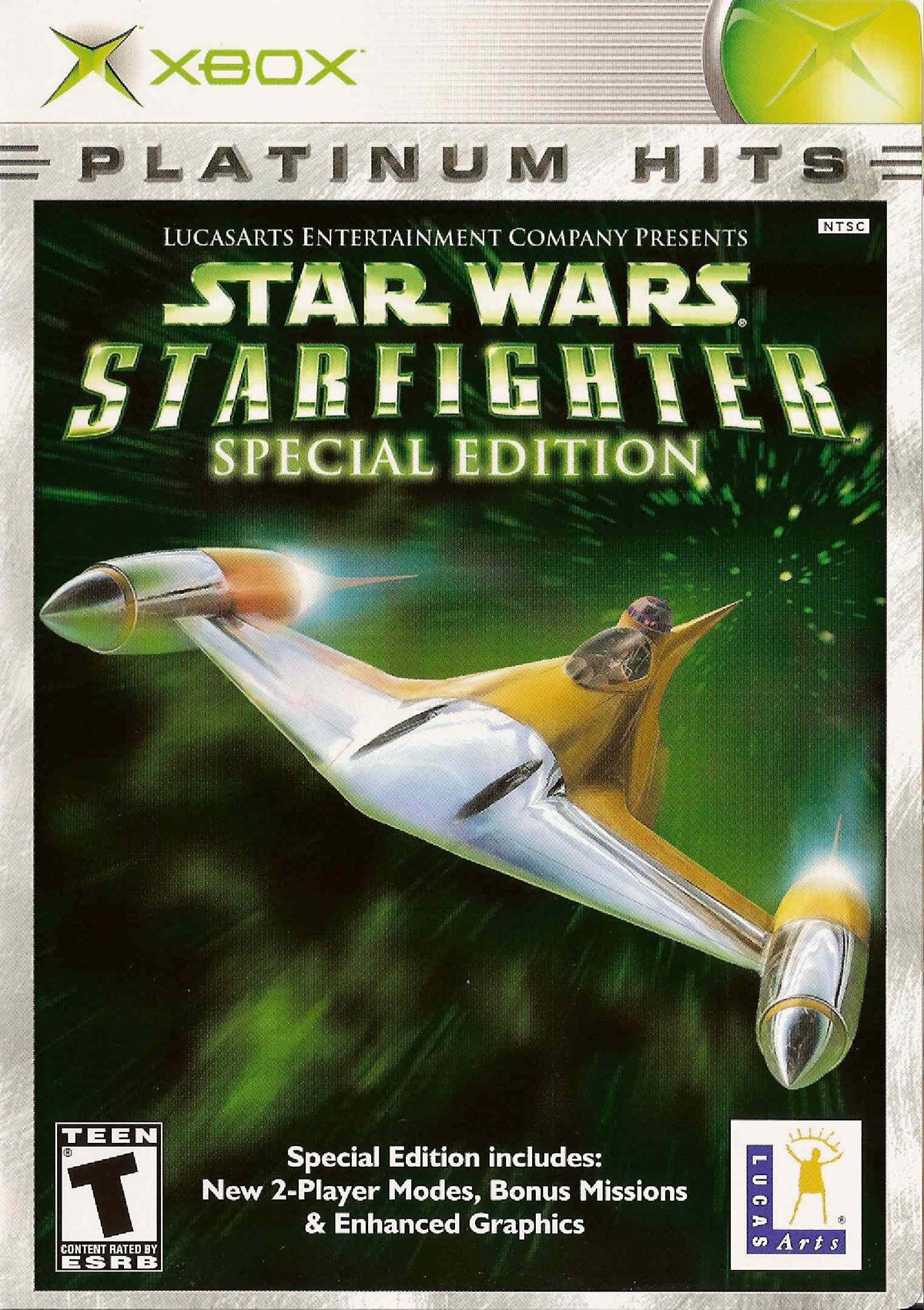 STAR WARS STARFIGHTER SPECIAL EDITION [T] - Xbox representative cover art