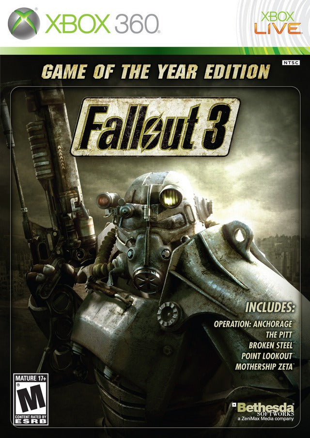 FALLOUT 3 GOTY [M] - Xbox 360 representative cover art