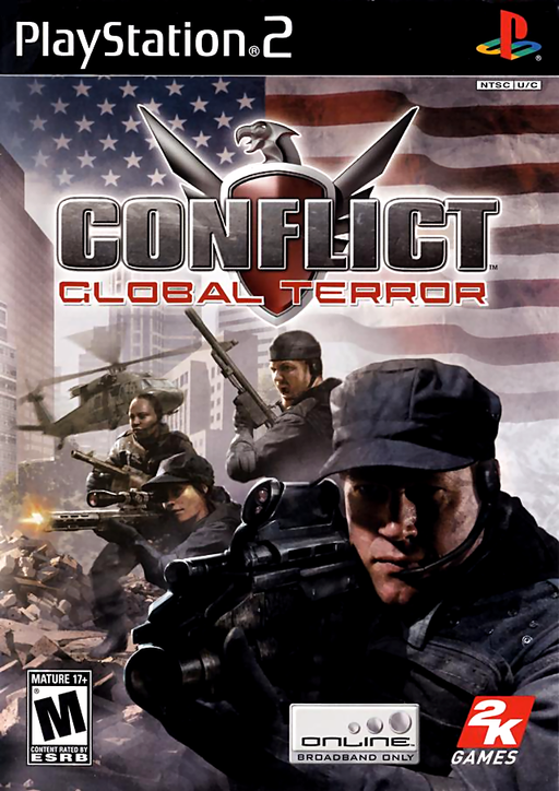 CONFLICT GLOBAL TERROR [M] - PlayStation 2 - representative cover artwork; actual packaging may vary