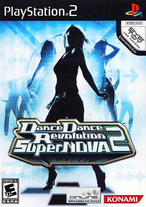 DANCE DANCE REVOLUTION SUPERNOVA 2 [E10] - PlayStation 2 - representative cover artwork; actual packaging may vary