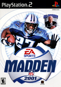 MADDEN 2001 [E] - PlayStation 2 - representative cover artwork; actual packaging may vary