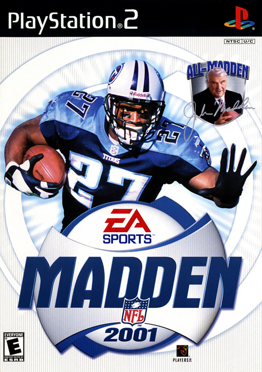 MADDEN 2001 [E] - PlayStation 2 - representative cover artwork; actual packaging may vary