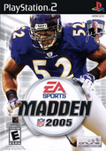 MADDEN 2005 [E] - PlayStation 2 - representative cover artwork; actual packaging may vary