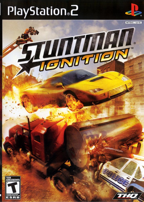 STUNTMAN IGNITION - PlayStation 2 - representative cover artwork; actual packaging may vary
