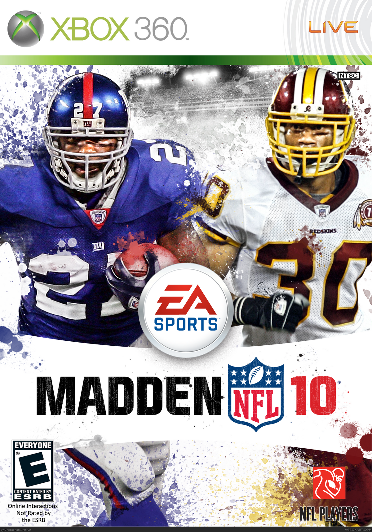 Madden NFL 10 - Xbox 360 representative cover art