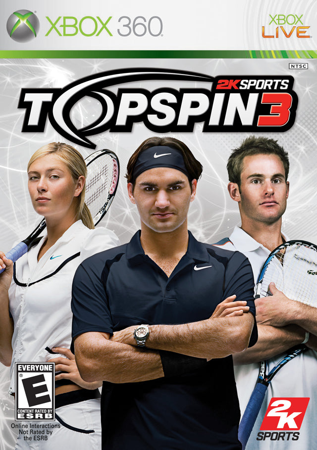 TOP SPIN 3 [E] - Xbox 360 representative cover art