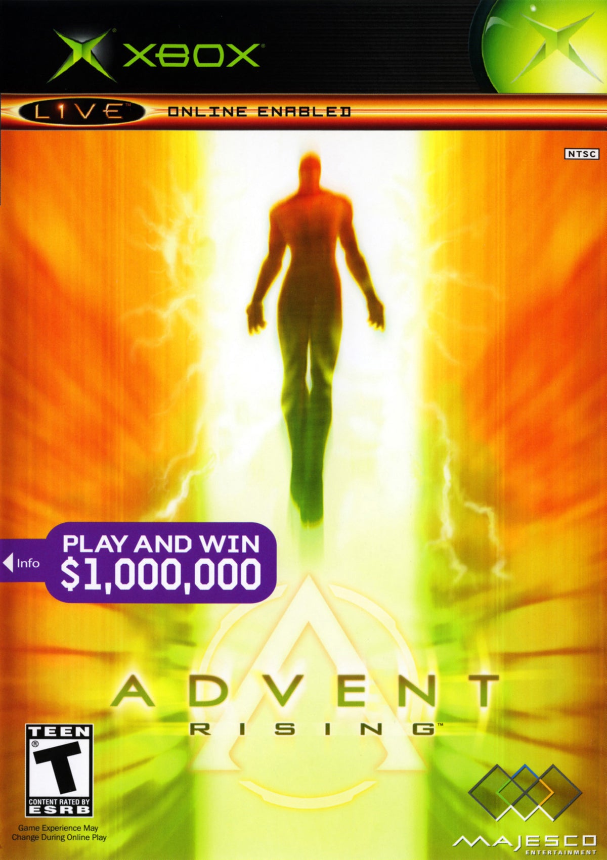 ADVENT RISING [T] - Xbox representative cover art