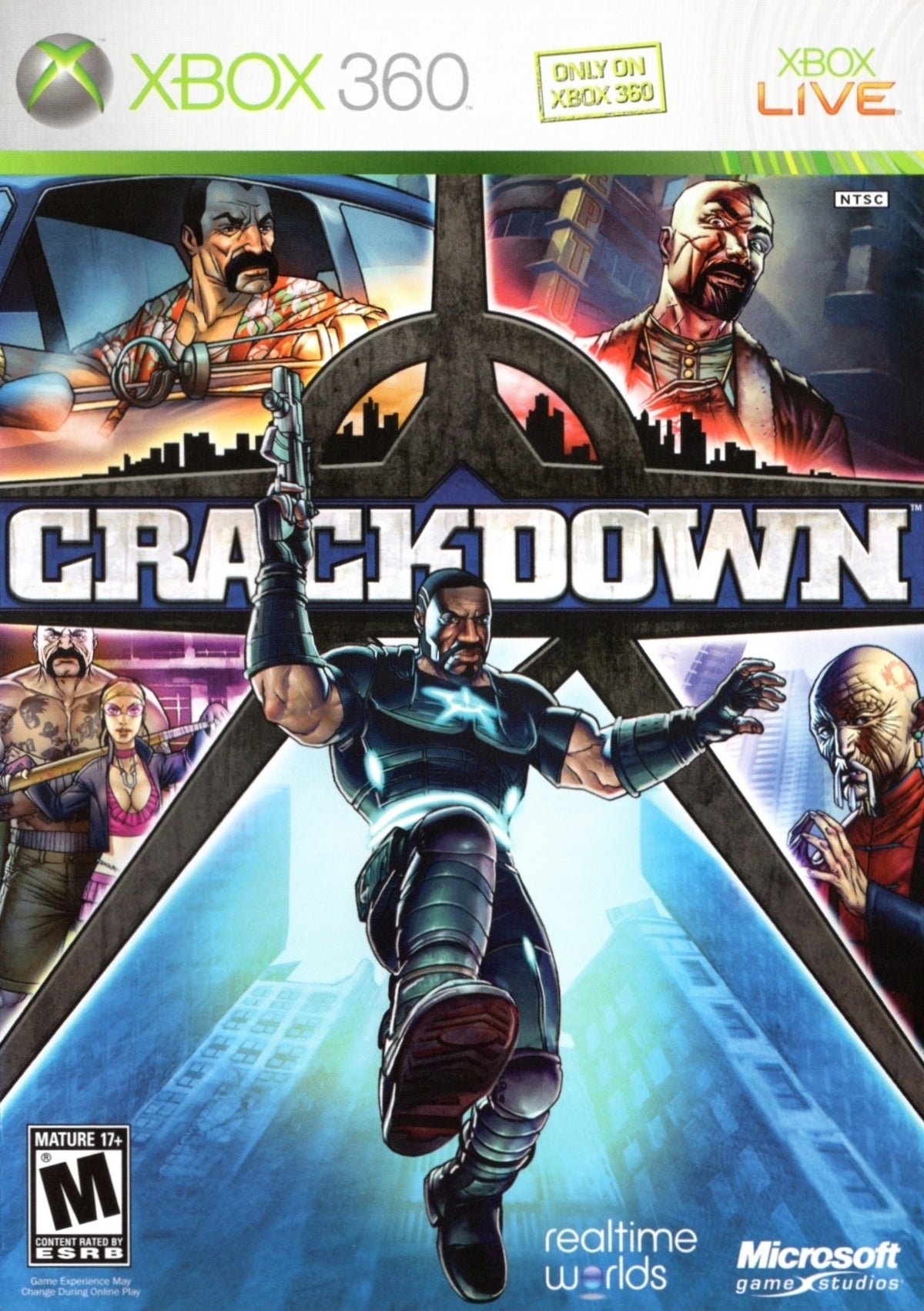 CRACKDOWN [M] - Xbox 360 representative cover art