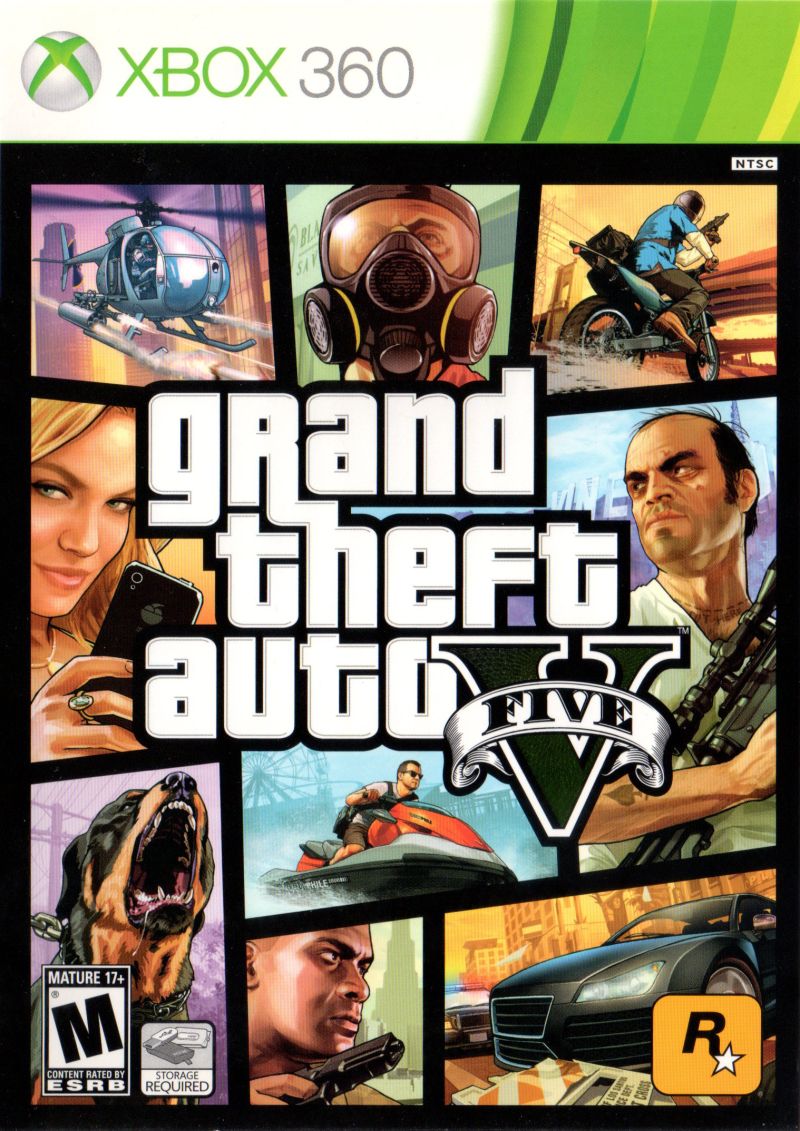GRAND THEFT AUTO V - Xbox 360 representative cover art