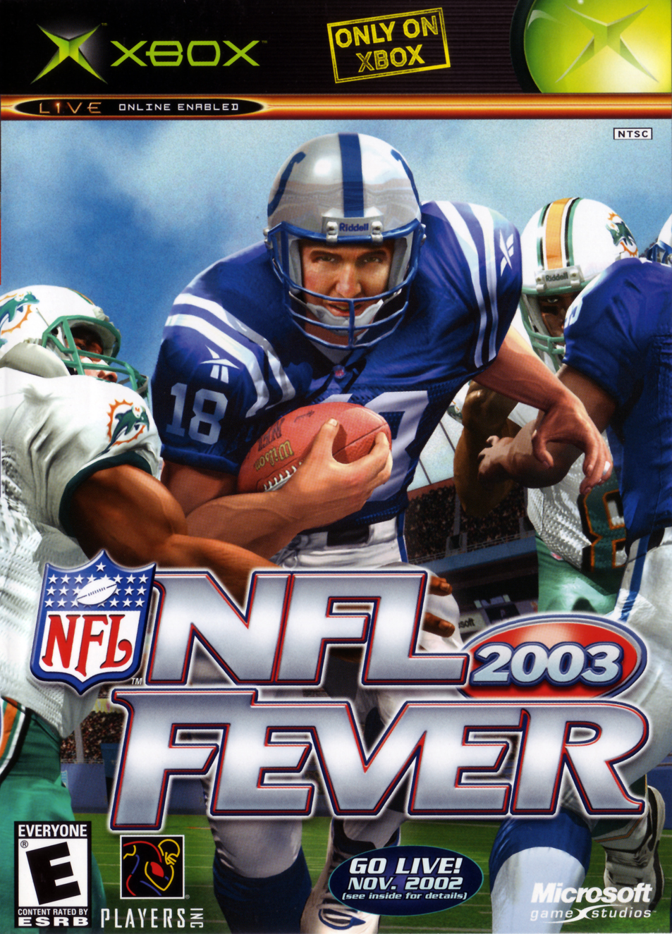 NFL FEVER 2003 [E] - Xbox representative cover art