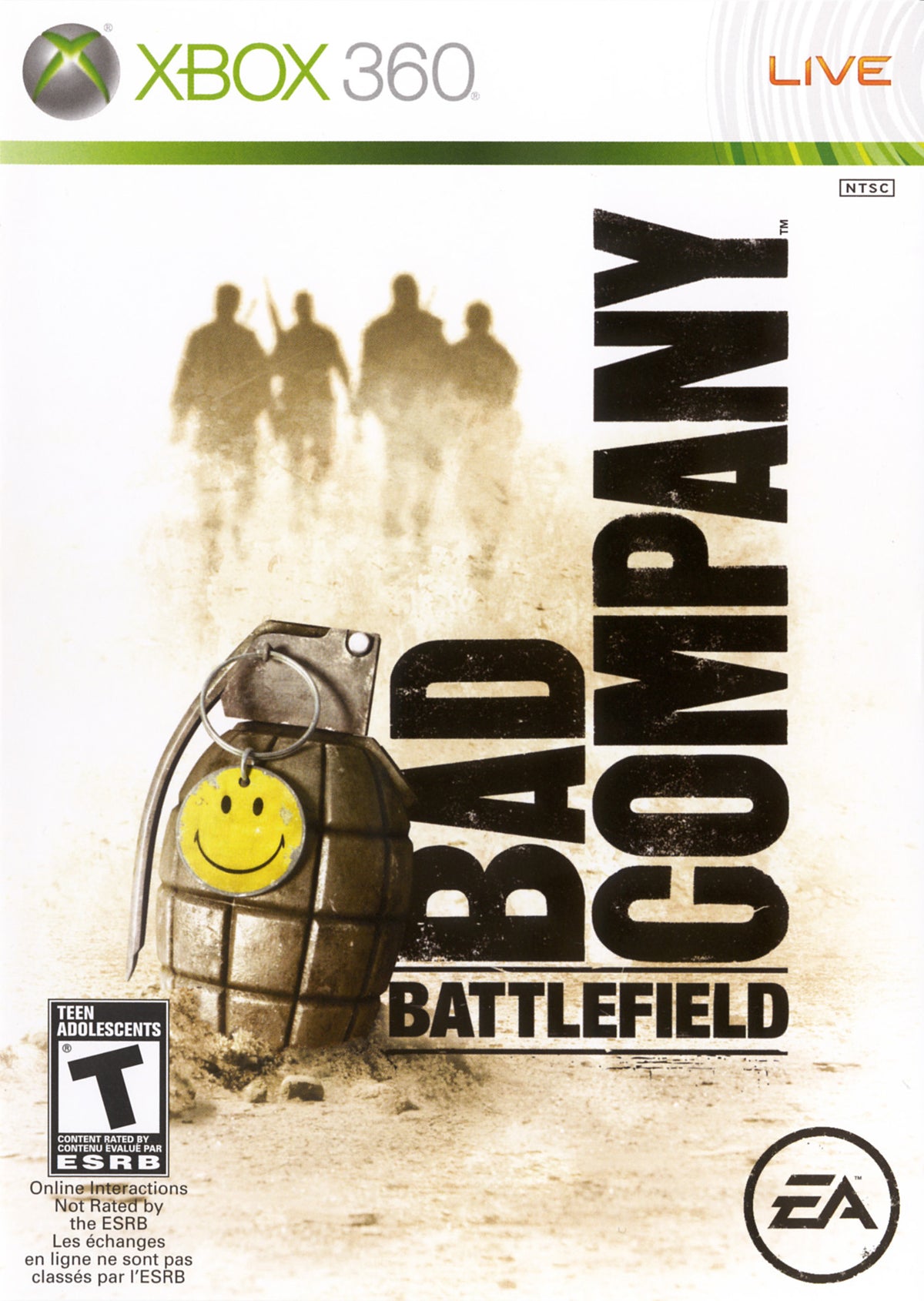 BATTLEFIELD BAD COMPANY [M] - Xbox 360 representative cover art