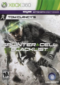 SPLINTER CELL BLACKLIST [M] - Xbox 360 representative cover art
