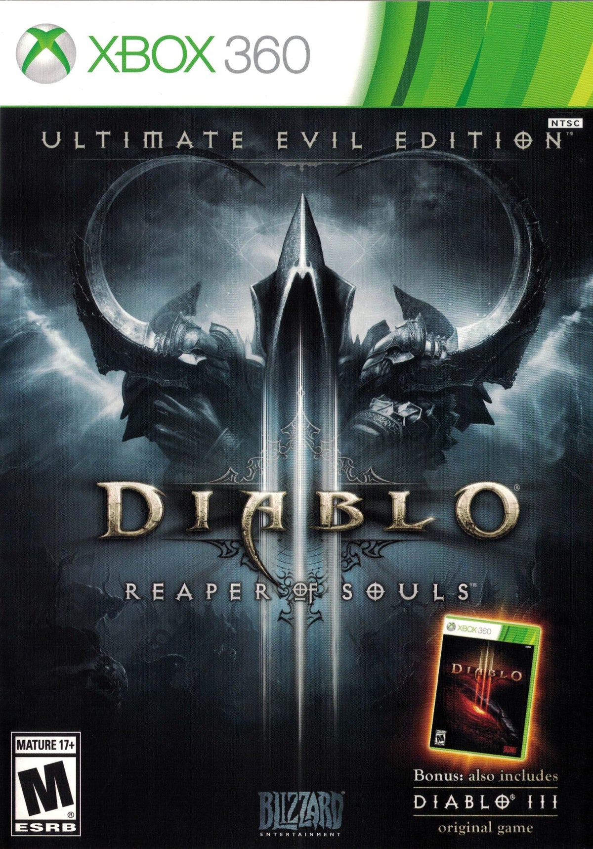 DIABLO III ULTIMATE EVIL EDITION [M] - Xbox 360 representative cover art