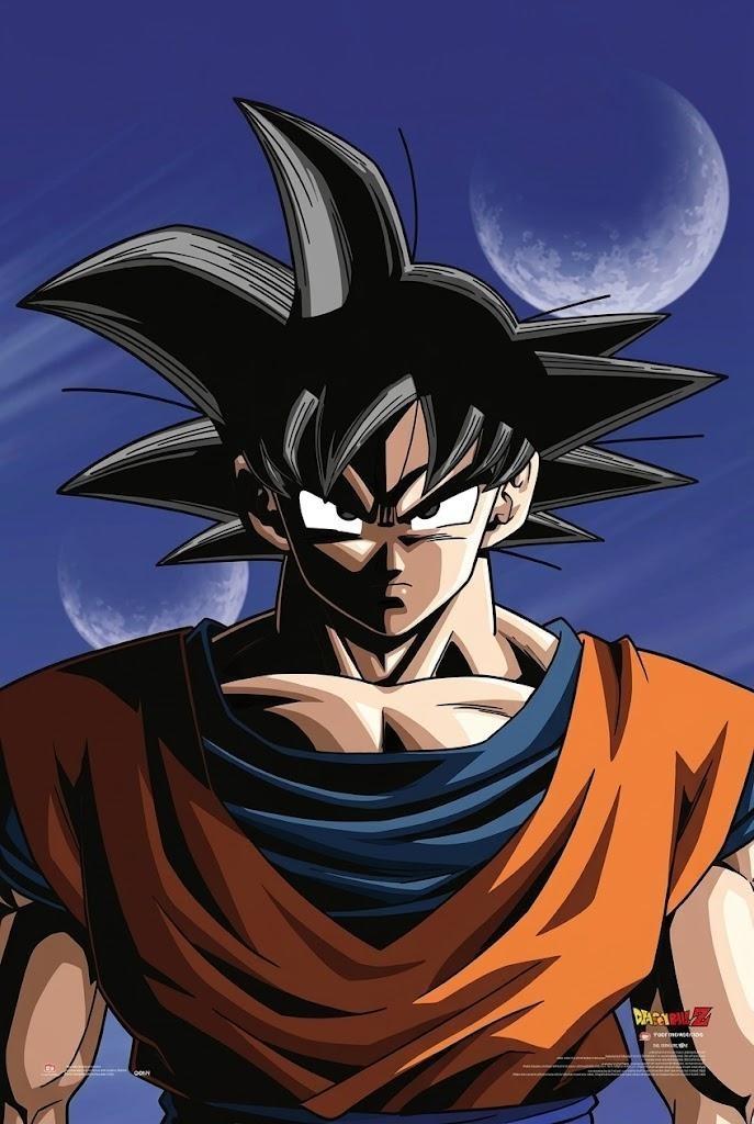 Goku Dragon Ball Z Anime Wall Art - Medium Wood Print