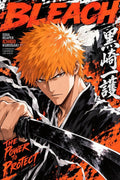 Bleach Ichigo Kurosaki Soul Reaper Artwork - Small Wood Print