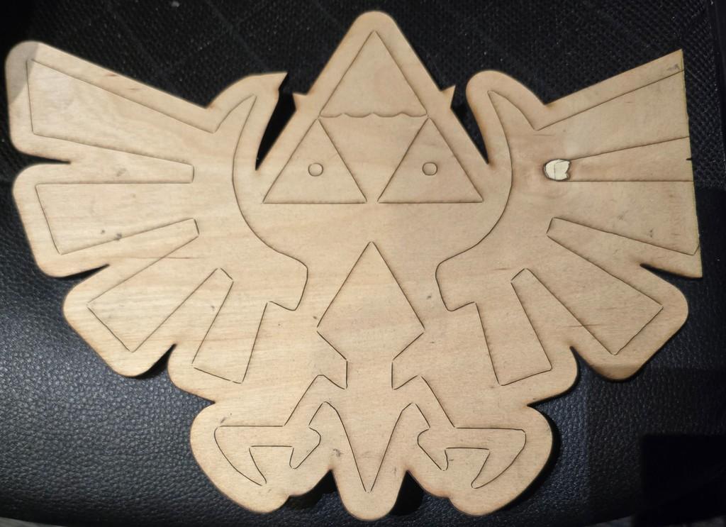 Hylian Crest - Small Laser Cut