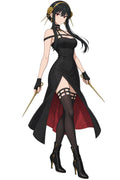 Yor Forger Assassin Outfit Anime Character - Large Laser Cut