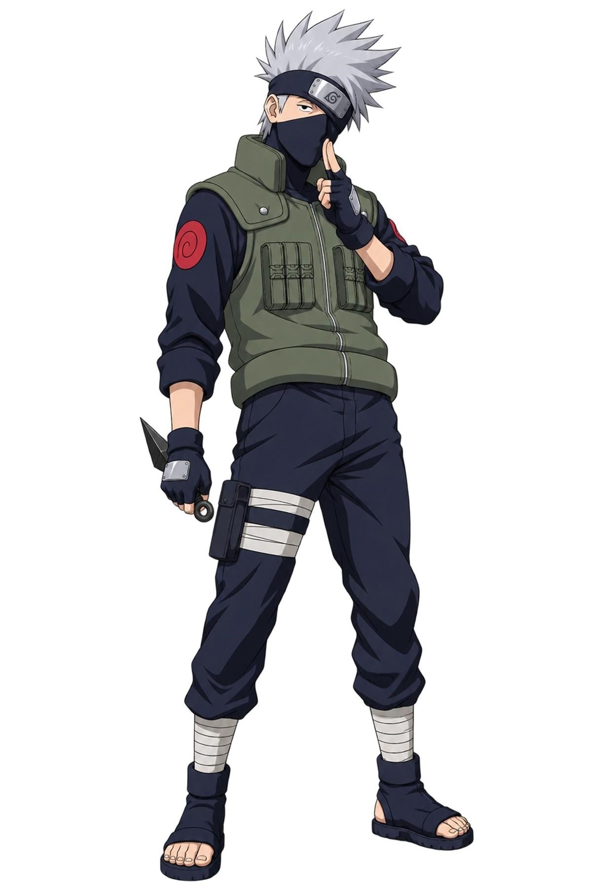 Kakashi Hatake Character Artwork - Medium Laser Cut