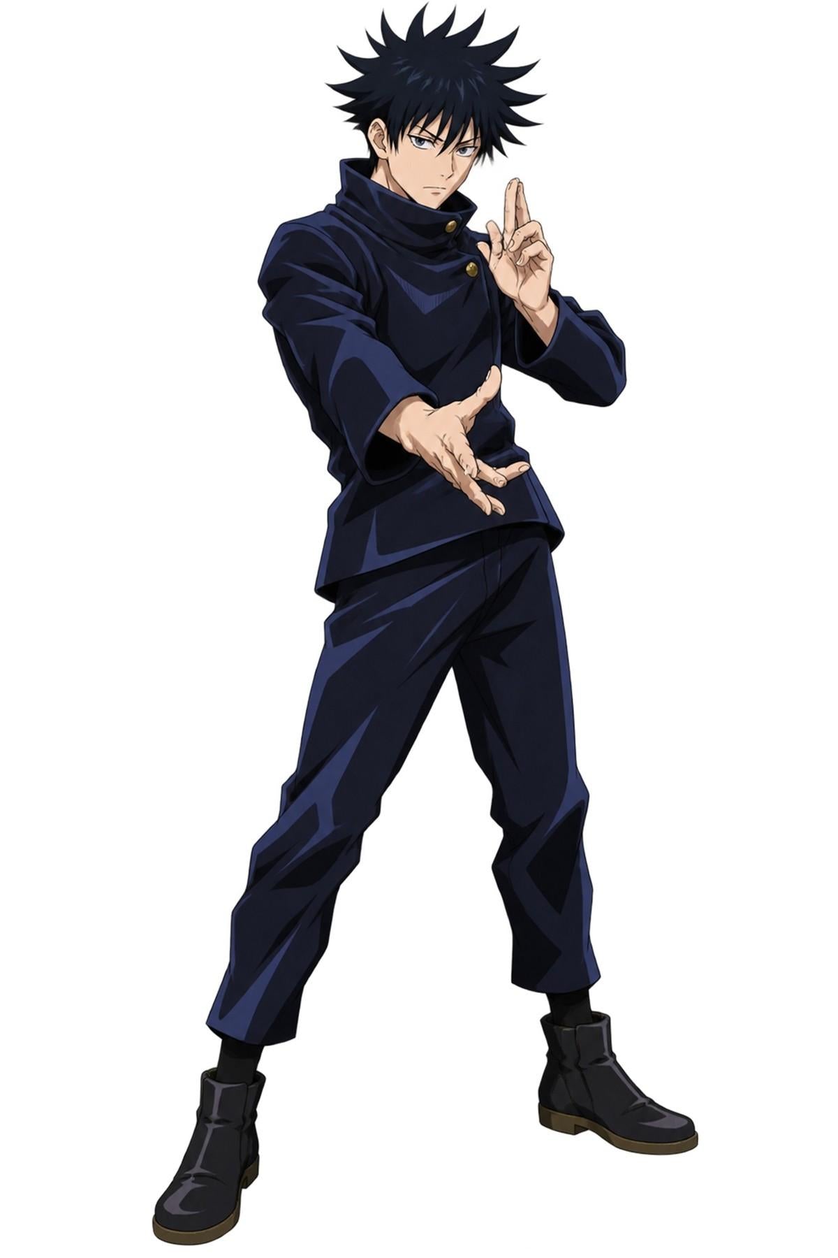 Megumi Fushiguro Standing Pose - Medium Laser Cut