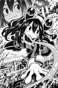 My Hero Academia Tsuyu Asui Manga Panel Art - Small Wood Print