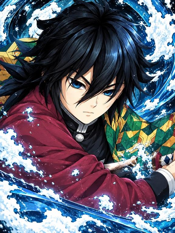 Giyu Tomioka Demon Slayer Poster - Large Poster Print