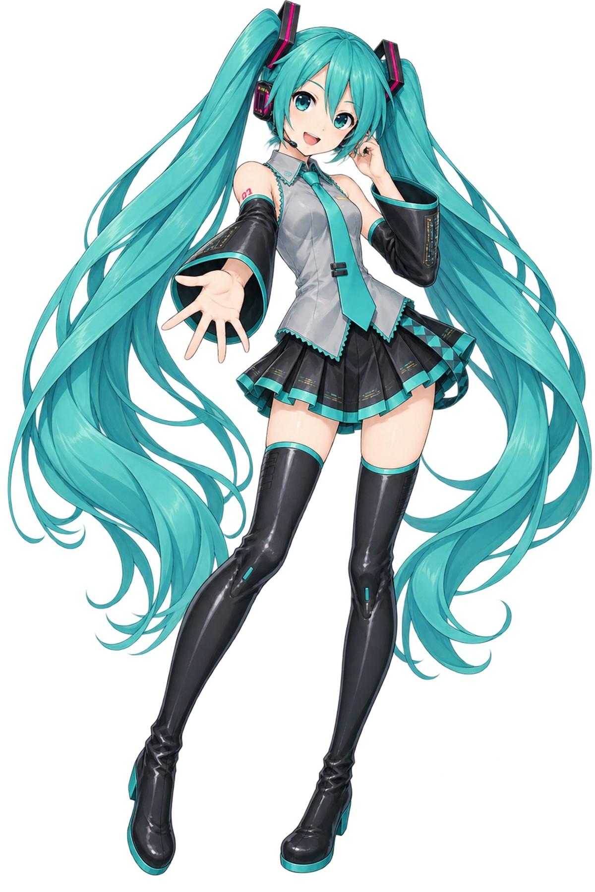 Hatsune Miku Character Artwork - XL Laser Cut