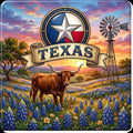 Texas State Design - 6 inch Sticker Popular