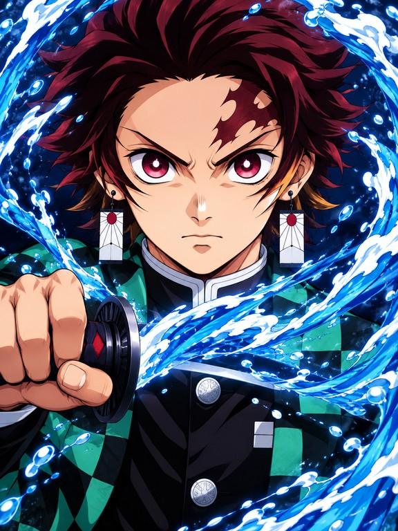 Tanjiro Kamado Demon Slayer Poster - Large Poster Print
