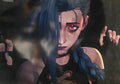 Jinx from Arcane - Large Poster Print