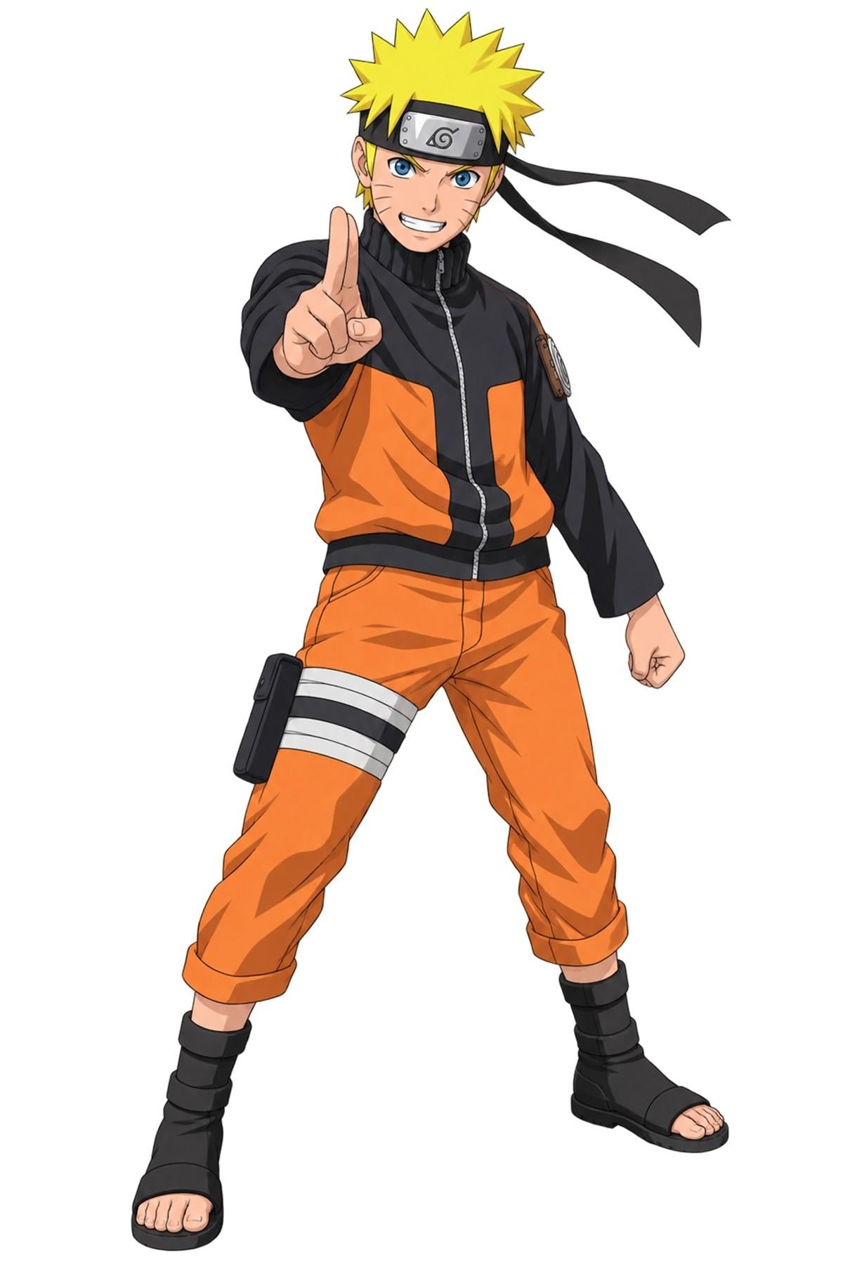 Naruto Uzumaki Character Design - XL Laser Cut