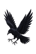 062-Karasuno-crow-logo - Standard Sticker
