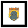 Bulbasaur Emblem Art Print - Medium Wood Print