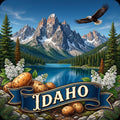 Idaho State Design - 6 inch Sticker Popular