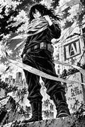 Shota Aizawa My Hero Academia Manga Art - Small Wood Print