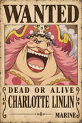 Charlotte Linlin Wanted Poster - Small Wood Print