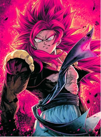 Super Saiyan 4 Gogeta - Large Poster Print