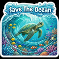 Sea Turtle - 6 inch Sticker Popular