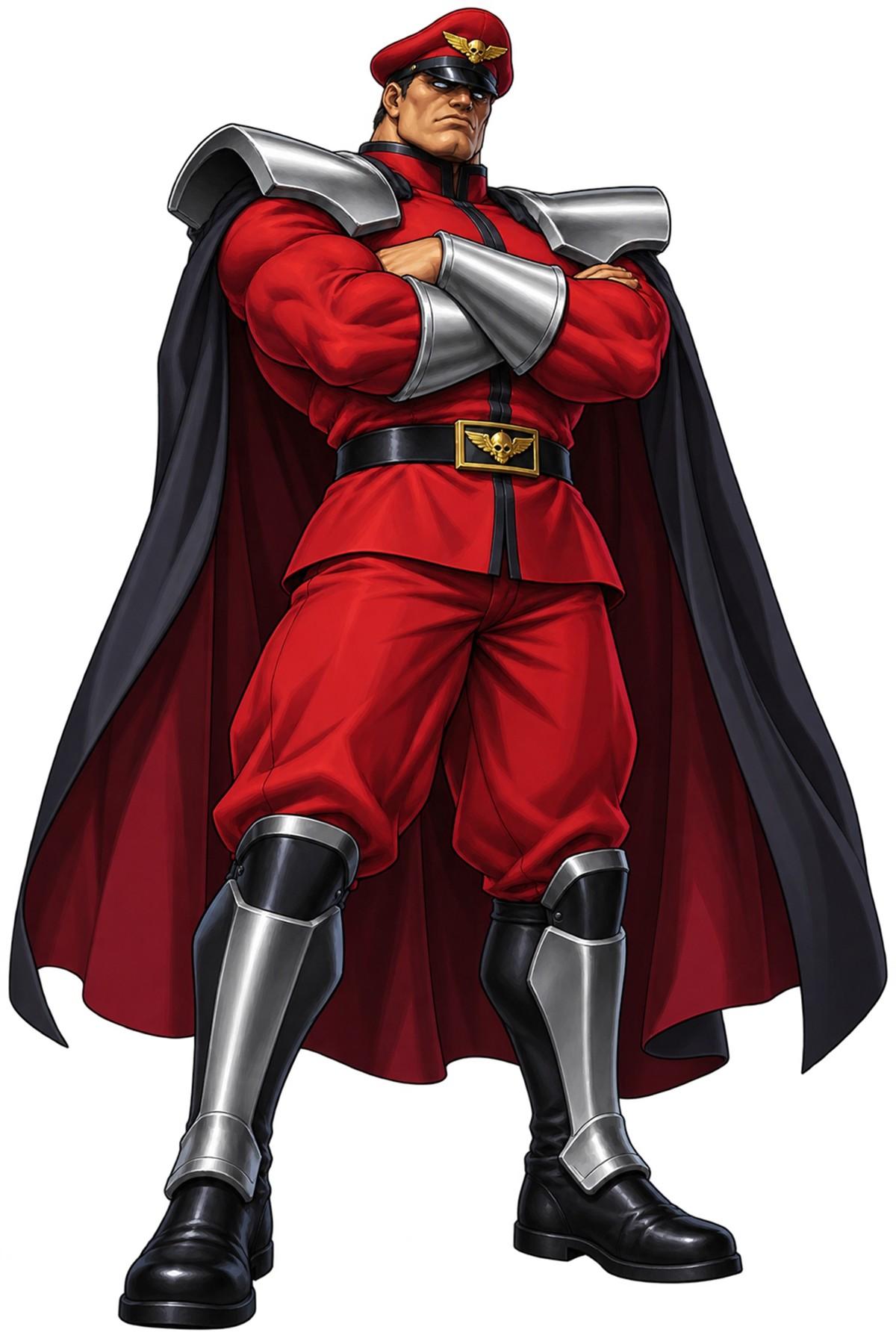M. Bison Street Fighter Character Artwork - XL Laser Cut