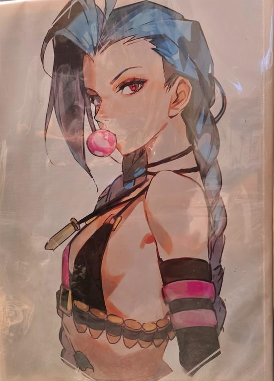Jinx from League of Legends - Small Poster Print