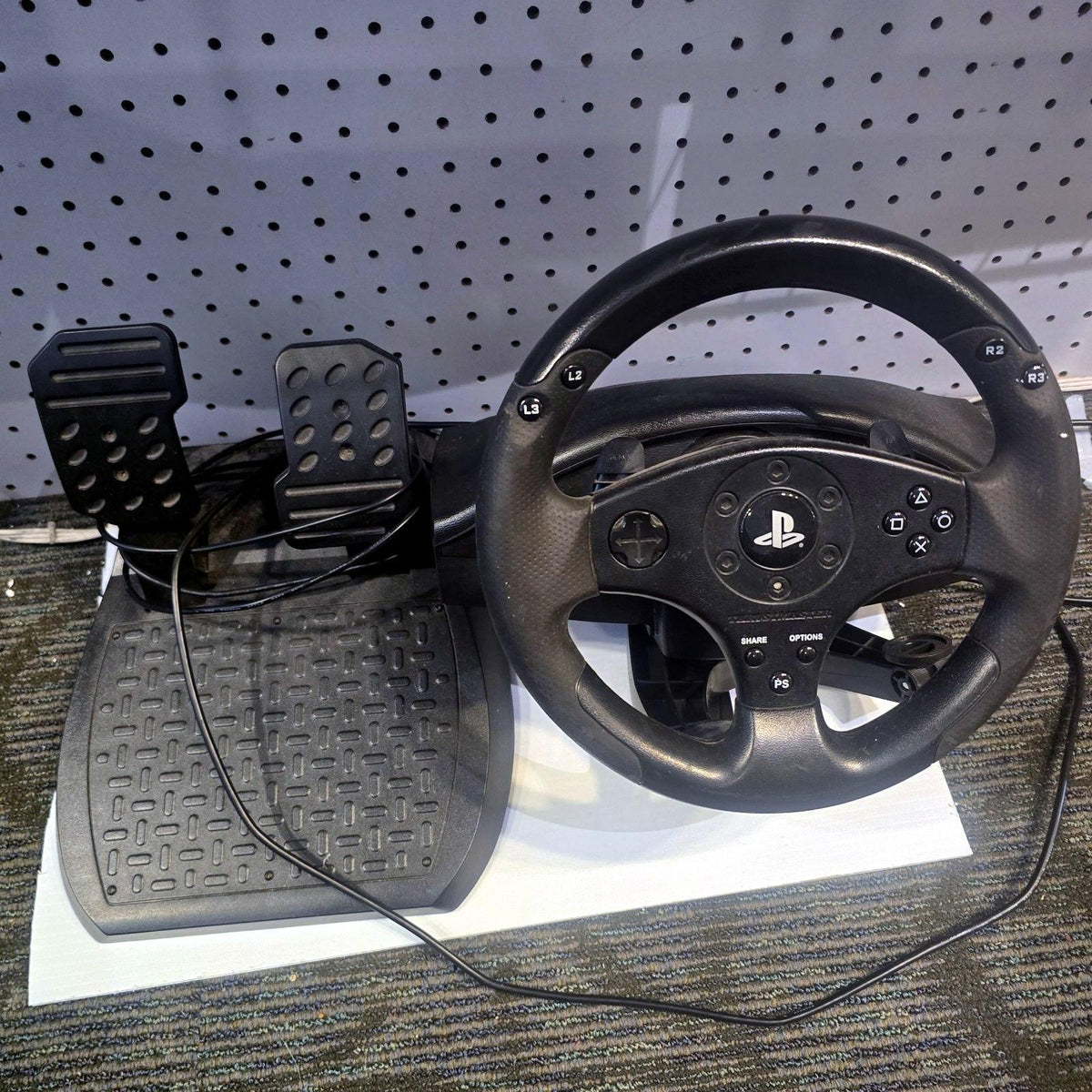 Thrustmaster T80 Playstation PS3 PS4 Steering Wheel Clamp & Pedals Work