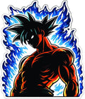 Goku Ultra Instinct Dragon Ball Super sticker - Large Laser Cut